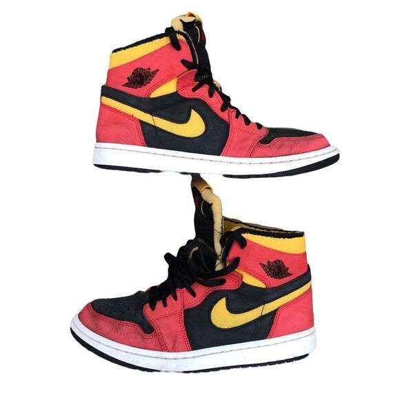 RARE 2020 Nike Air Jordan 1 High Zoom Air CMFT Black Chile Red Size 8 - Picture 6 of 16